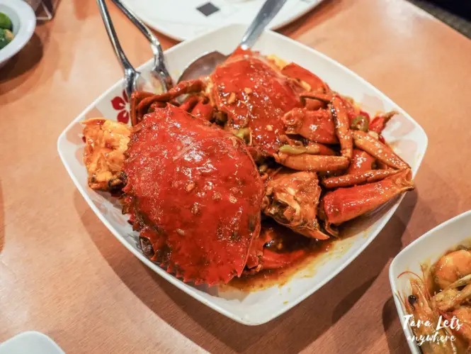 Seaside Daang Hari dampa - crabs in chili sauce