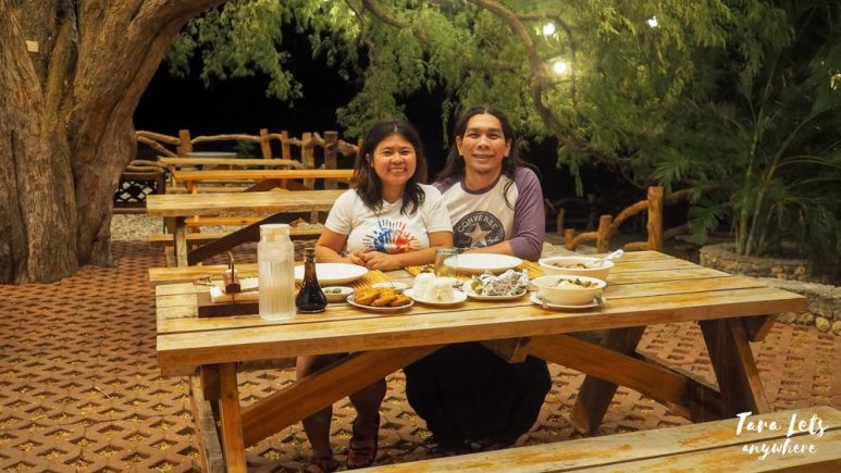 Couple shot at dinner at Punta Verde Resort