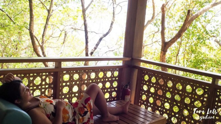 Veranda in deluxe room in Punta Verde Resort