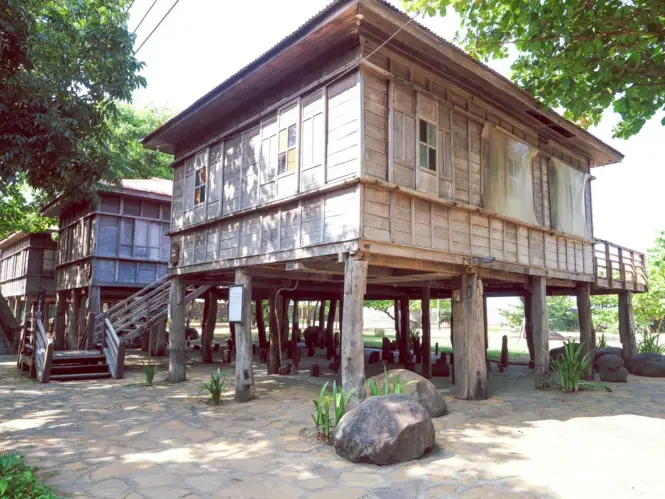 Traditional Filipino house at Las Casas Filipinas de Acuzar, Bataan