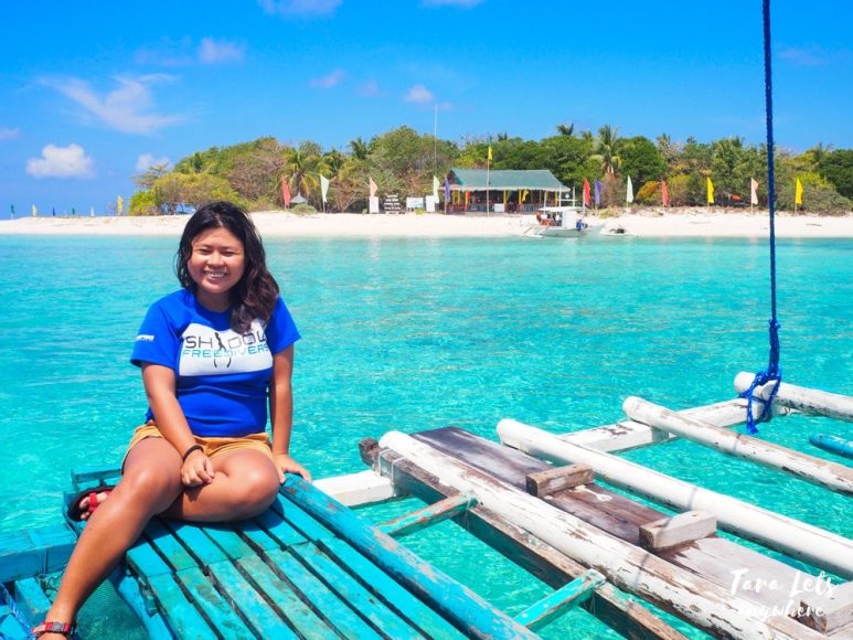 Apo Island in Apo Reef Natural Park