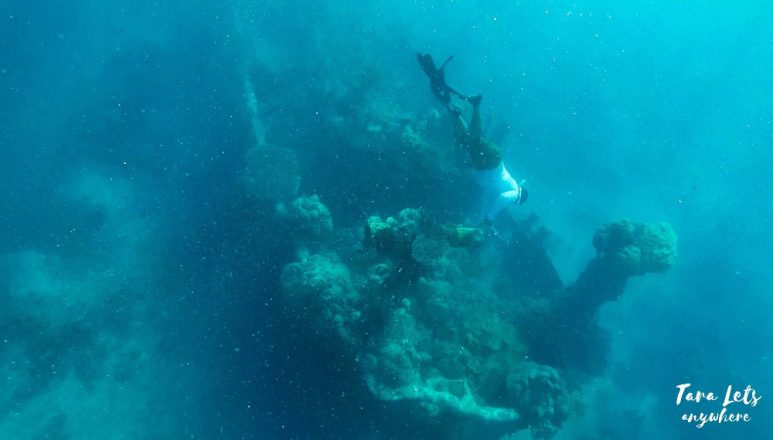 Shipwreck in Apo Reef