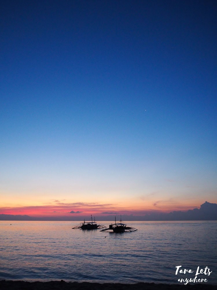 Sunrise in Apo Reef, Mindoro
