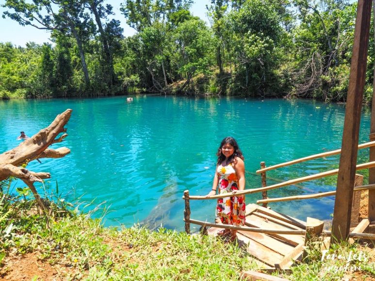 Kat at Blue Lagoon, Palanan, Isabela
