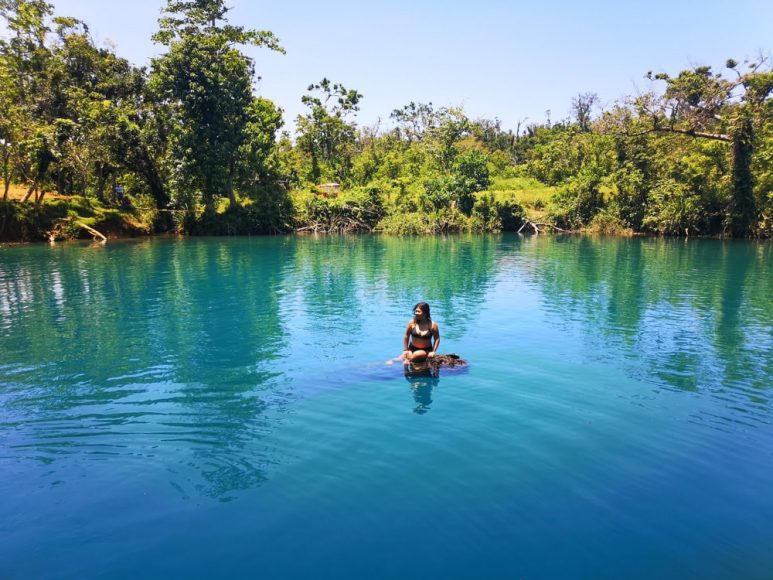Kat at Blue Lagoon, Palanan, Isabela