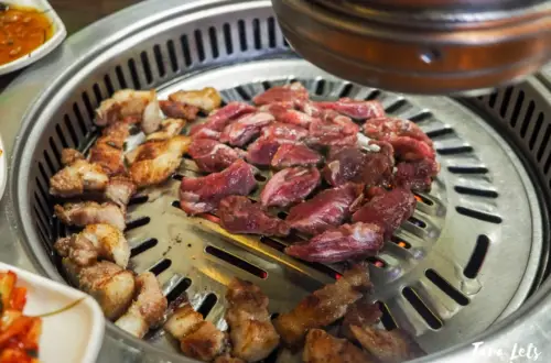 Seoul Galbi - grilling meat