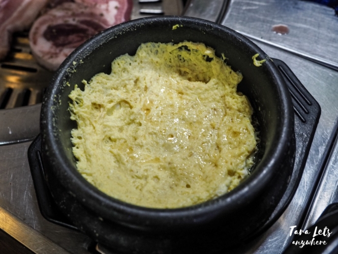 Seoul Galbi - steamed egg