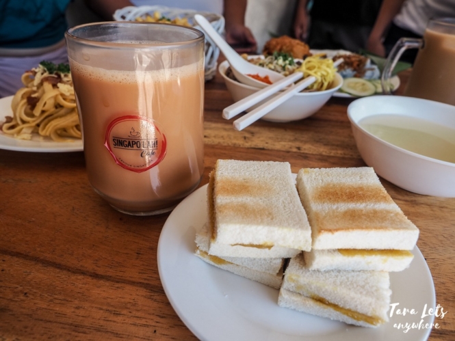 Singapo Lah Cafe - kaya toast