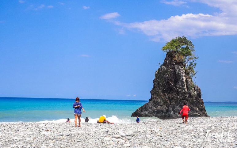 Dimanok rock formation at Sumalag Beach, Maconacon, Isabela
