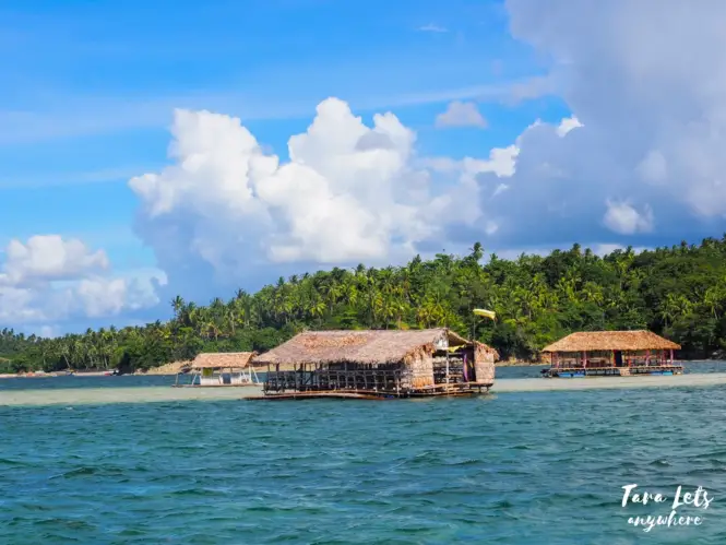 Vanishing Island in Albay during high tide