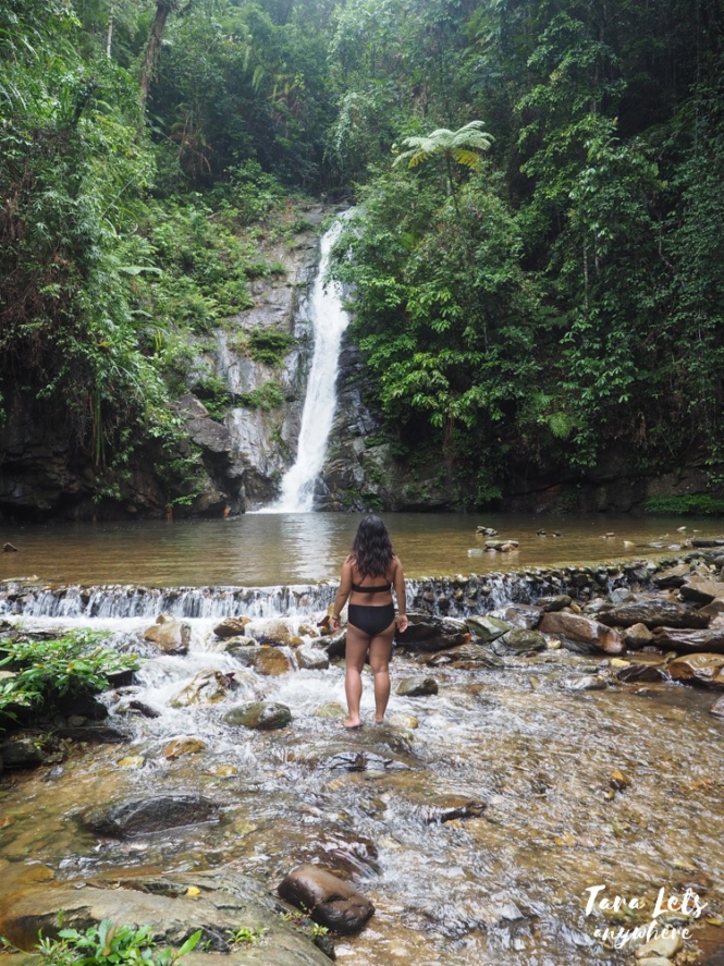 Pamuayan Falls in Port Barton, Palawan