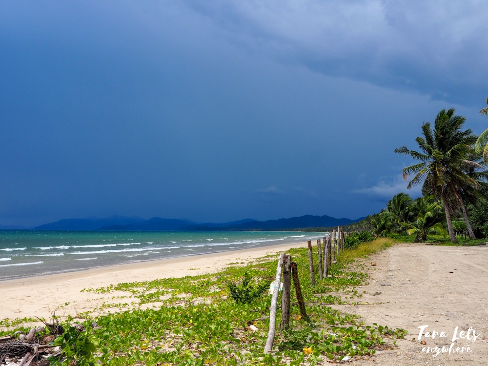 Long Beach in San Vicente, Palawan