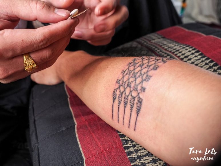 Hali's Sak Yant tattoo