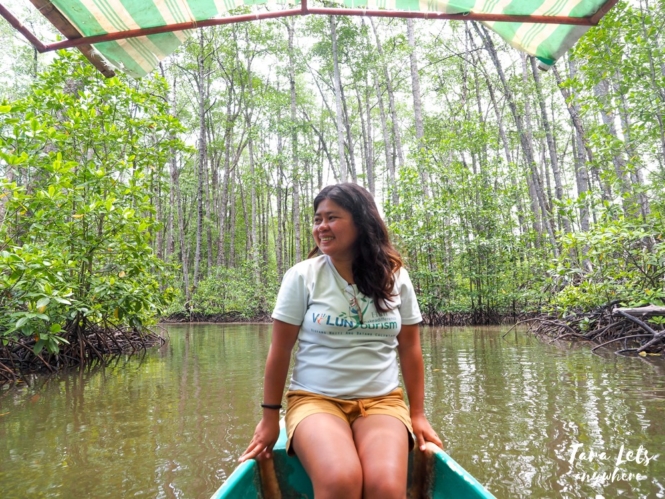 Kat in mangrove tour in Sabang