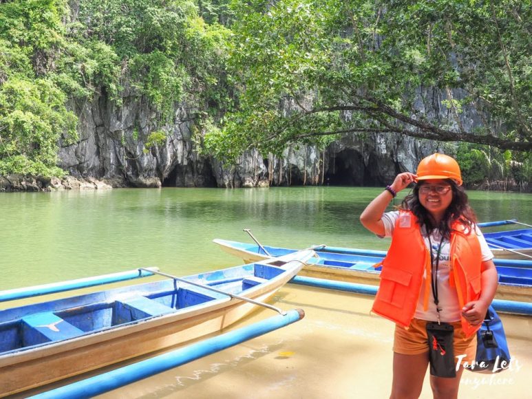 Kat in Puerto Princesa Underground River