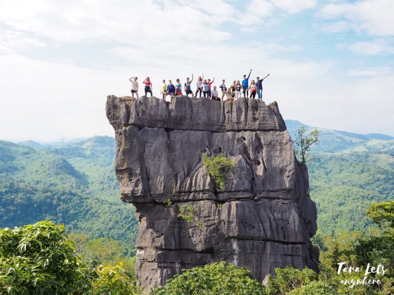 Summit of Nagpatong Rock Formation in Tanay, Rizal
