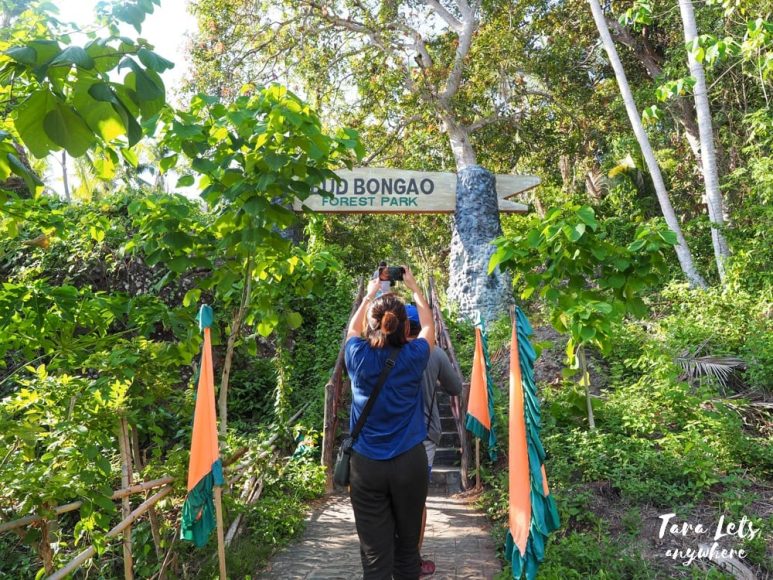 Starting trail in Bud Bongao