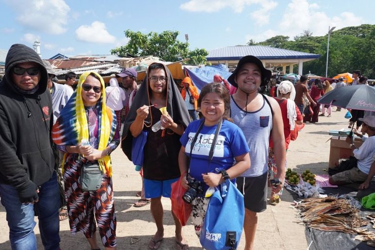 Group shot at Panglima Sugala barter in Tawi-Tawi
