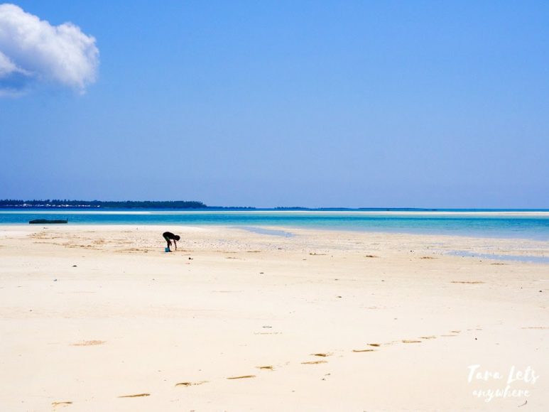 Sandbar in Panampangan Island