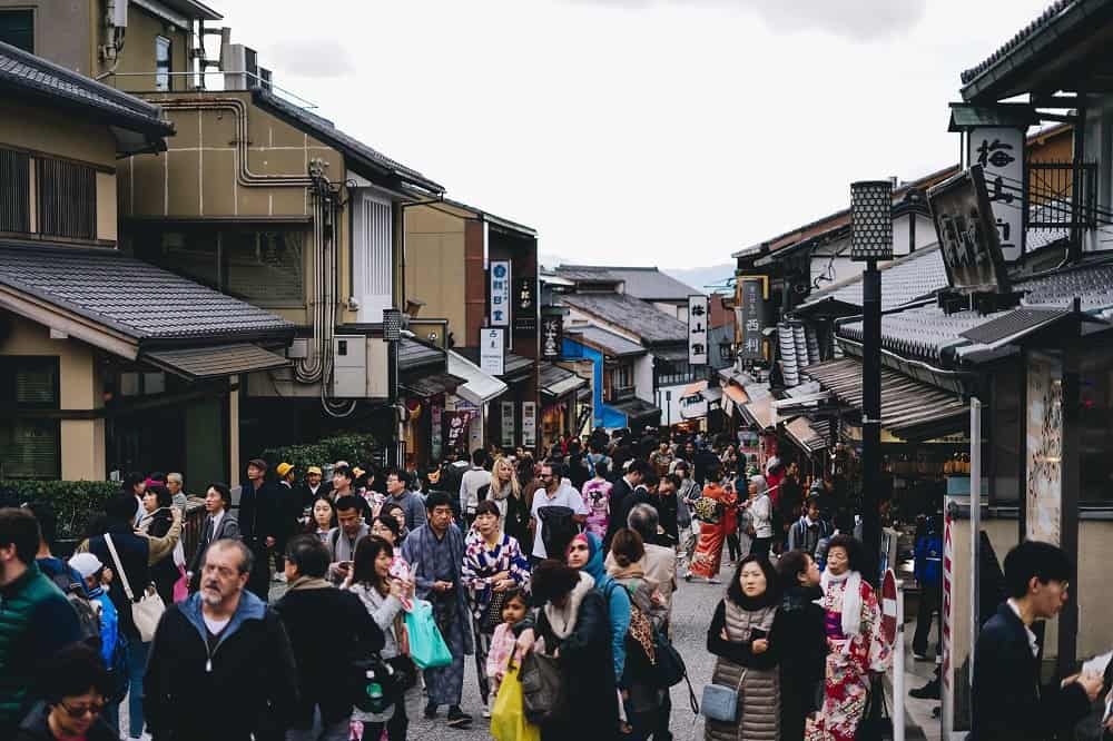 Street in Kyoto, Japan