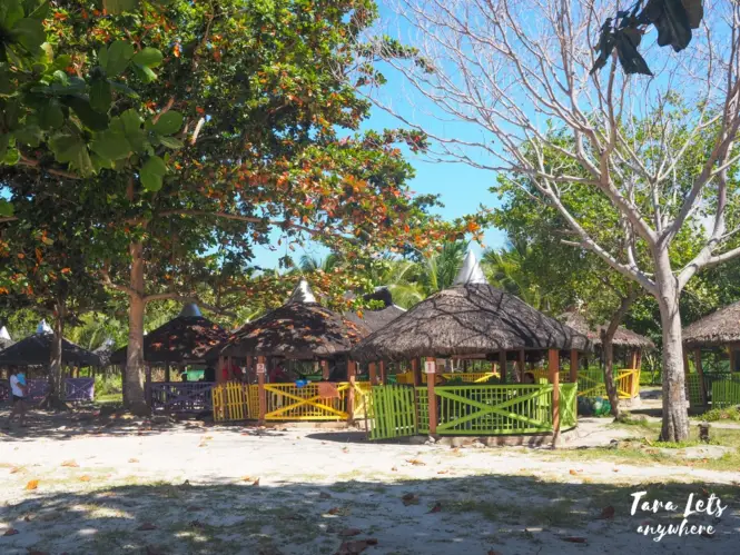 Cottages in Malamawi Beach Resort