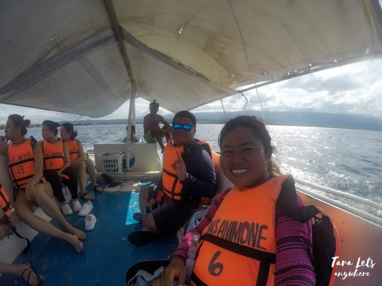 Kat and Joemar in Moalboal