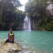 Kat in Kawasan Falls, Cebu