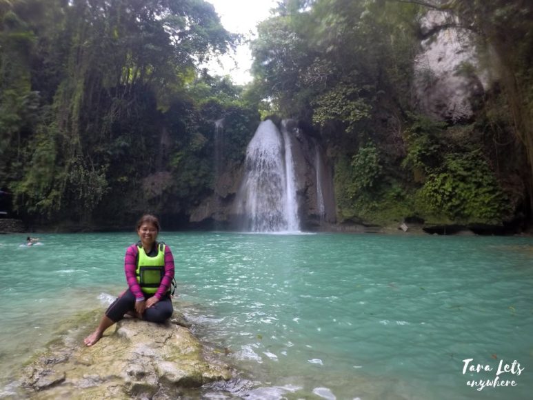 Kat in Kawasan Falls, Cebu