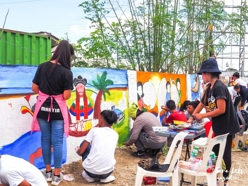 Lambayok Festival mural painting competition