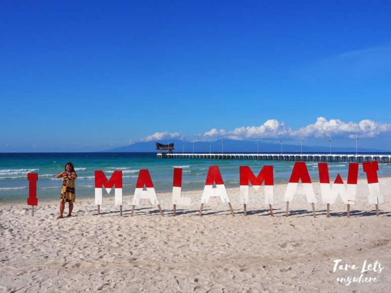 Malamawi Beach Resort signage