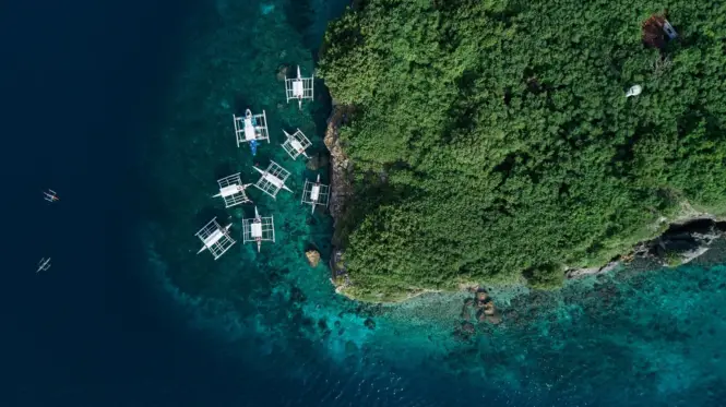 Pescador Island in Moalboal, Cebu