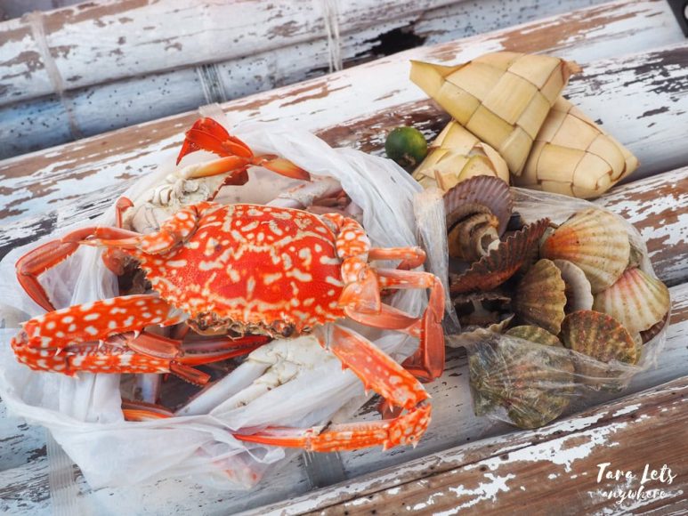 Seafood in Bantayan Island, Cebu