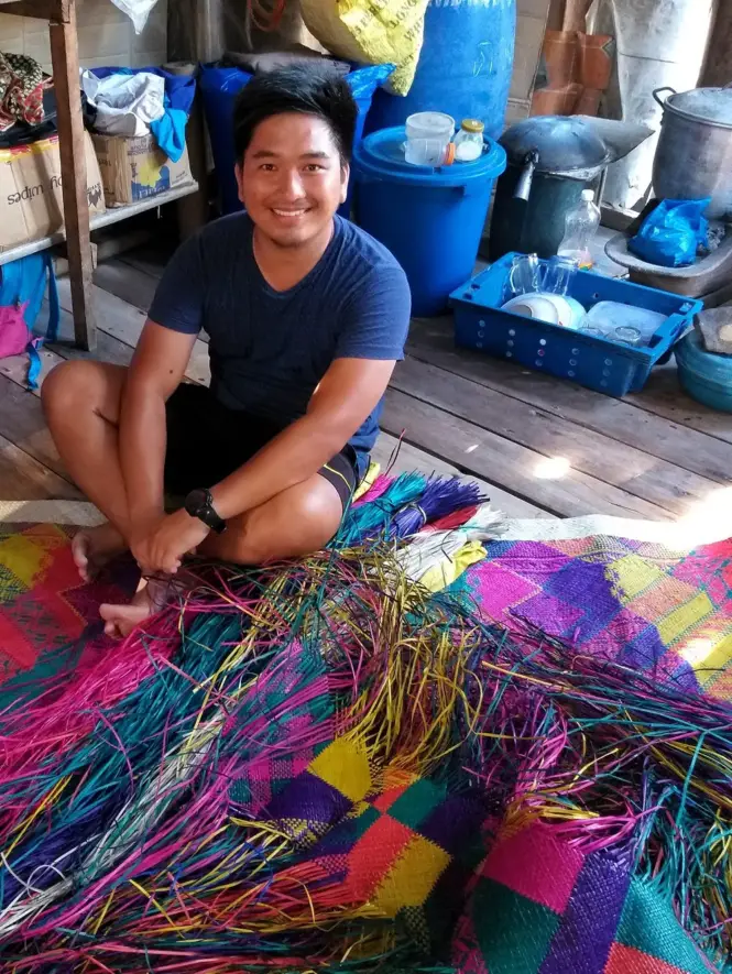 Mat weaving in Tawi-Tawi