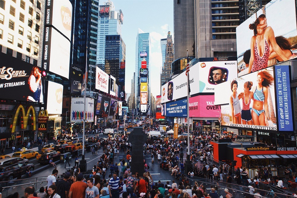 Times Square in New York City