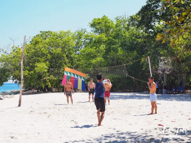 Zamboanga's Pink Beach - volleyball