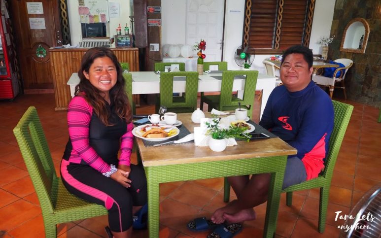 Joemar and Kat in Thresher Cove Dive Resort
