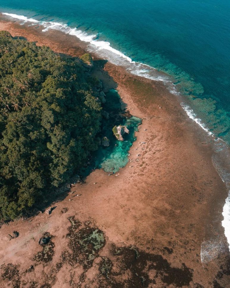 Magpupungko Rock Pools in Pilar, Siargao