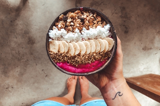 Smoothie bowl in Siargao