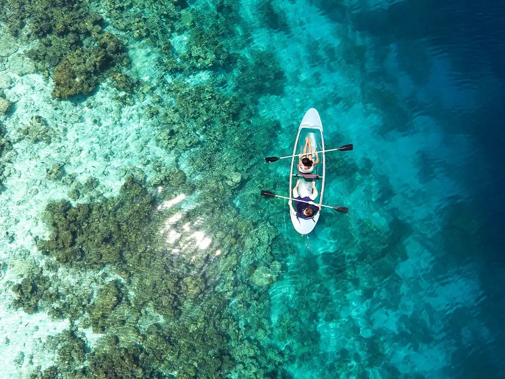 Kayaking in Maldives