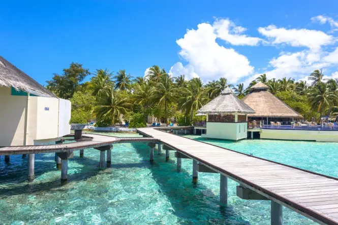 Private resort in Maldives