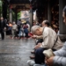 People praying in Lungshan Temple in Taipei City