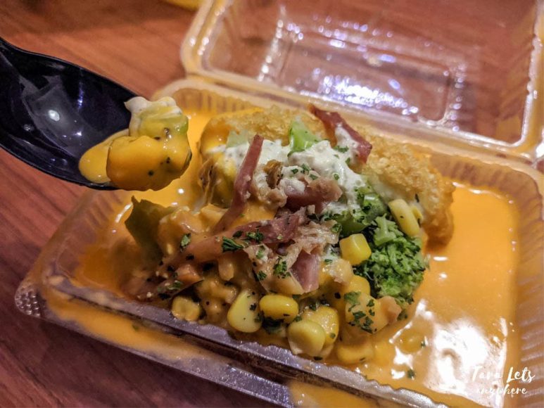 Mashed potato with cheese