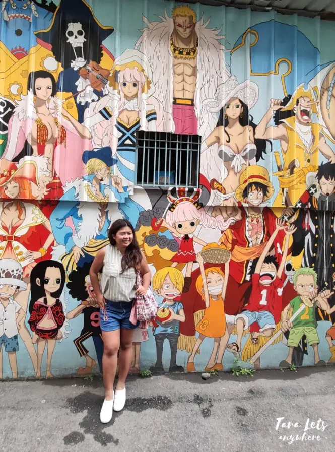 Painted Animation Lane in Taichung