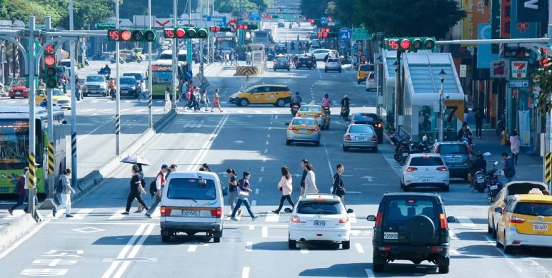 Road in Taipei City