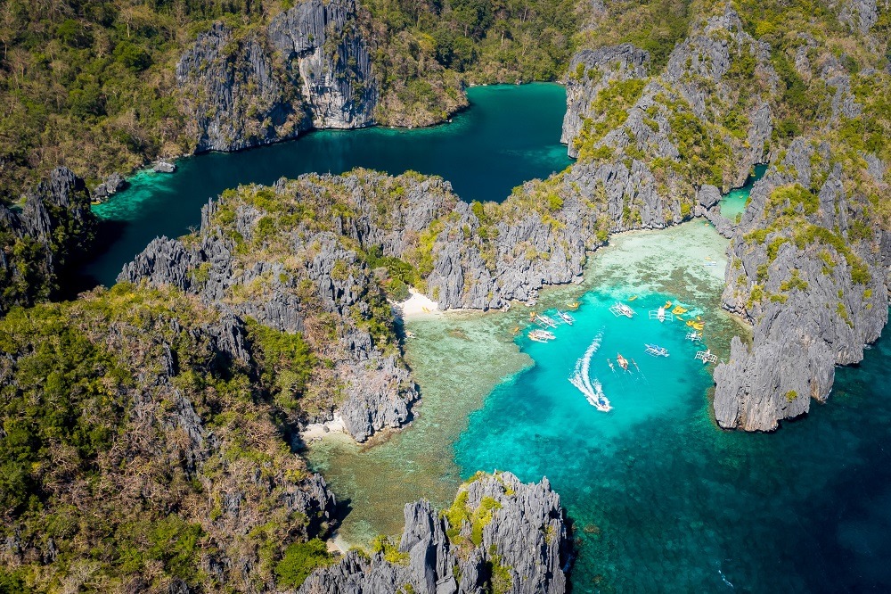 Big Lagoon and Small Lagoon in El Nido