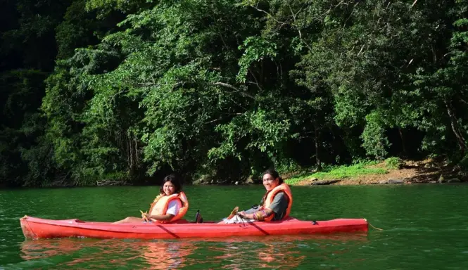 Kayaking in Bulusan Lake in Sorsogon