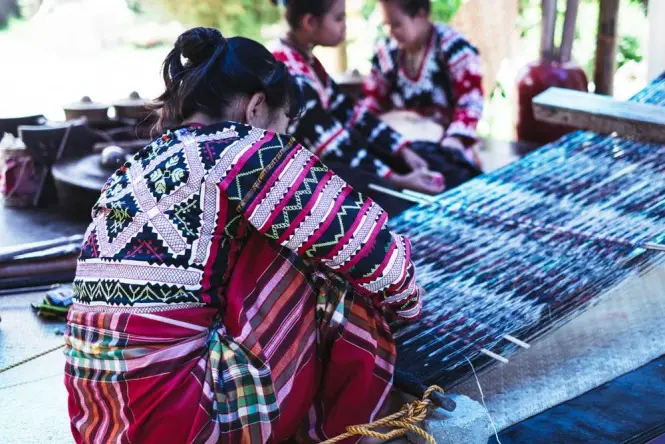 T'boli traditional weaving