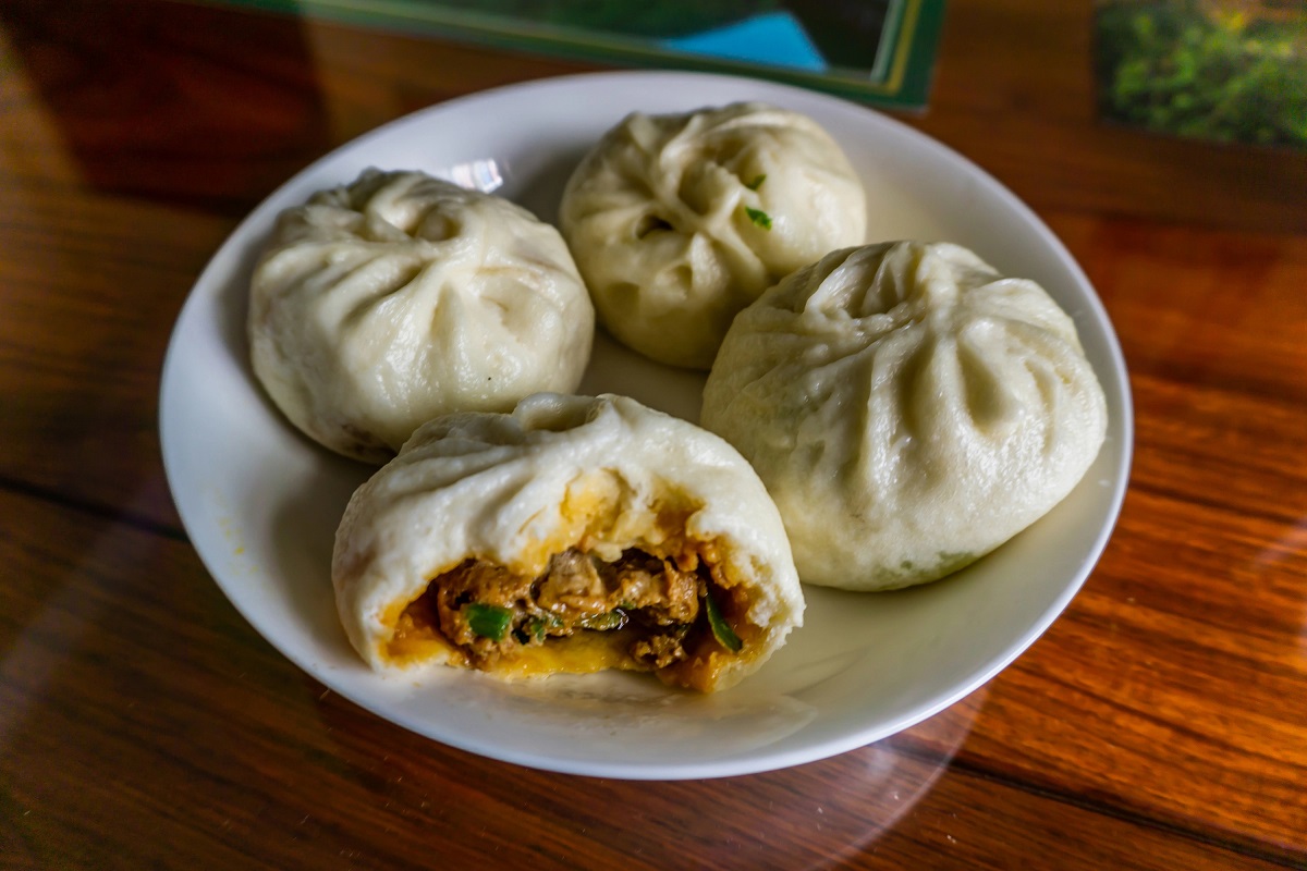 Taiwan - pork pepper buns