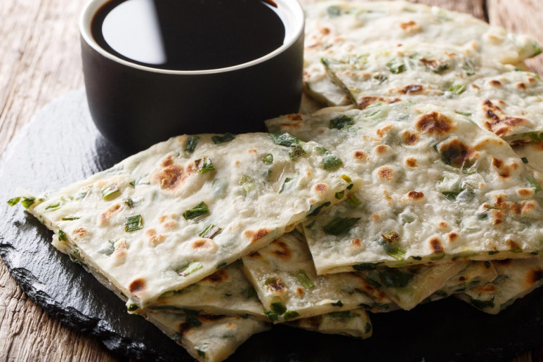 Taiwan - scallion pancakes