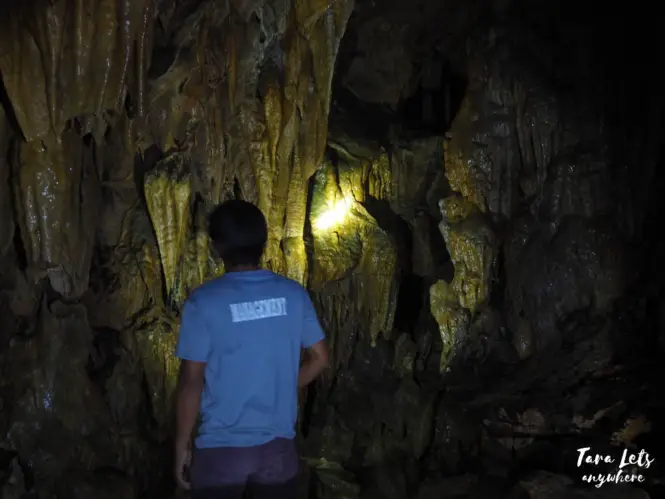 Stalactites in Diamond Cave in Quirino